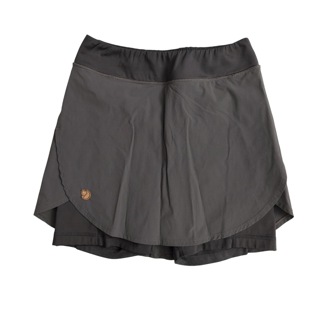 Fjallraven Abisko Midsummer Skort W Dark Gray Hiking Skirt Shorts US 26 EU‎ 34